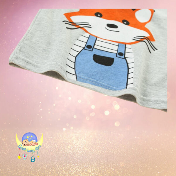 Pijama verano niño color gris - Imagen 4